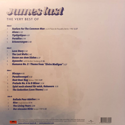 Виниловая пластинка James Last - The Very Best Of (Limited Edition, Blue Vinyl 2LP)