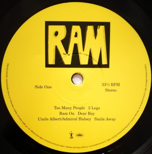 Виниловая пластинка Paul McCartney — RAM (LP)