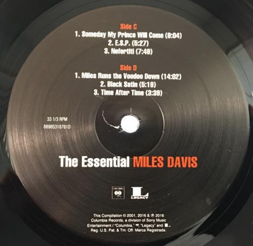 Виниловая пластинка Sony Miles Davis The Essential (140 Gram)