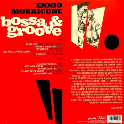 Виниловая пластинка OST - Bossa And Groove (Ennio Morricone) (Limited Clear Red Vinyl 2LP)
