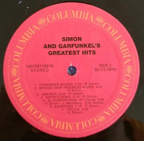 Виниловая пластинка Sony Simon & Garfunkel Greatest Hits (Black Vinyl)