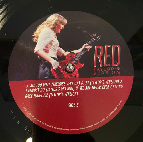 Виниловая пластинка Taylor Swift - Red (Taylor's Version) (Black Vinyl 4LP)