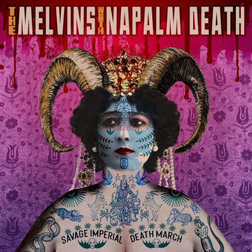 Виниловая пластинка The Melvins, Napalm Death - Savage Imperial Death March (Black Vinyl LP)