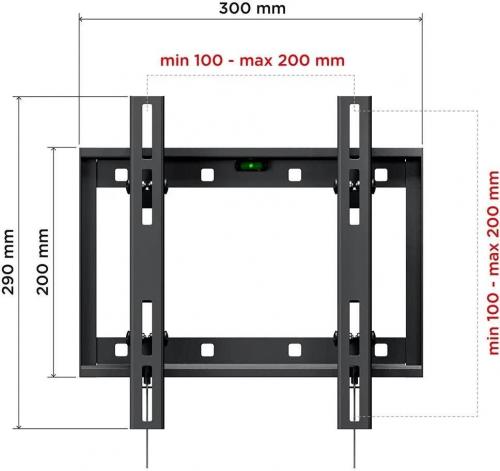 Кронштейн для телевизора Holder LCD-T2609 черный