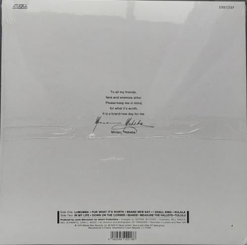 Виниловая пластинка Miriam Makeba - Keep Me In Mind (Black Vinyl LP)