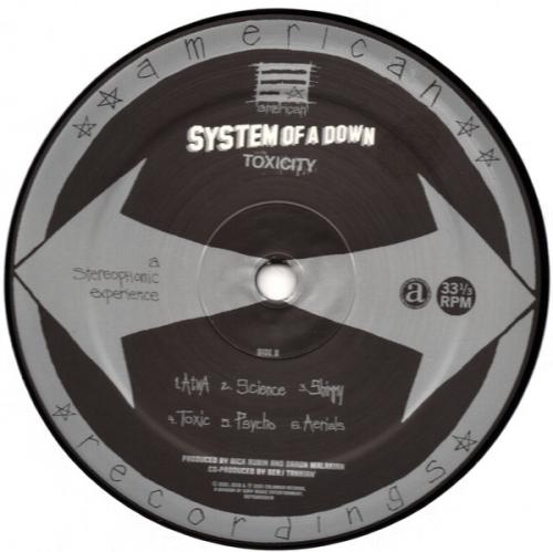 Виниловая пластинка Sony System Of A Down Toxicity (Limited Black Vinyl)