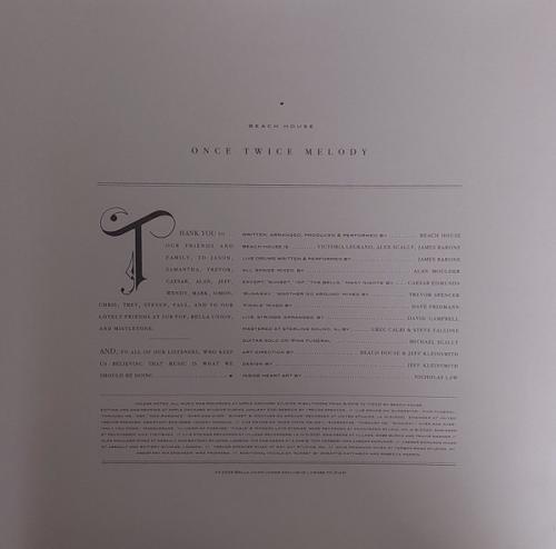Виниловая пластинка Beach House - Once Twice Melody (Black Vinyl 2LP)