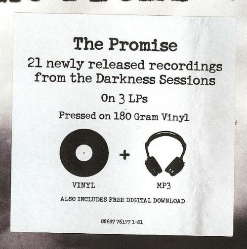 Виниловая пластинка Sony Bruce Springsteen The Promise (180 Gram Black Vinyl)