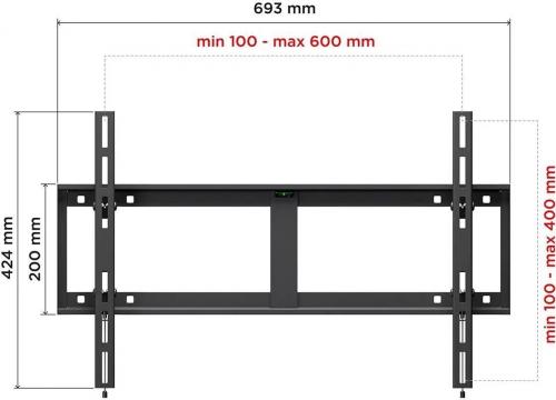 Кронштейн для телевизора Holder LCD-T6606 черный