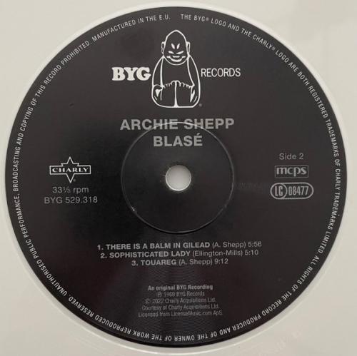 Виниловая пластинка Archie Shepp - Blase (Coloured Vinyl LP)