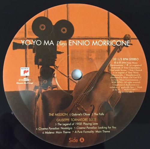 Виниловая пластинка Ma, Yo-Yo - Plays Ennio Morricone (Black Vinyl 2LP)