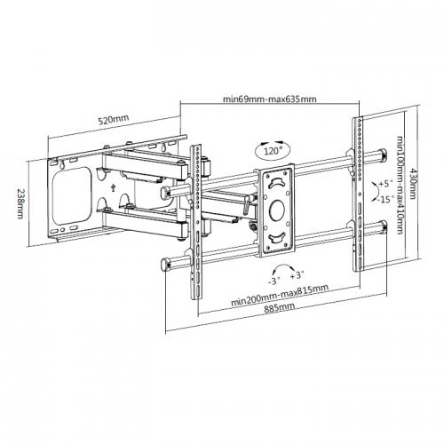 Кронштейн для телевизора Digis DSM-P4986