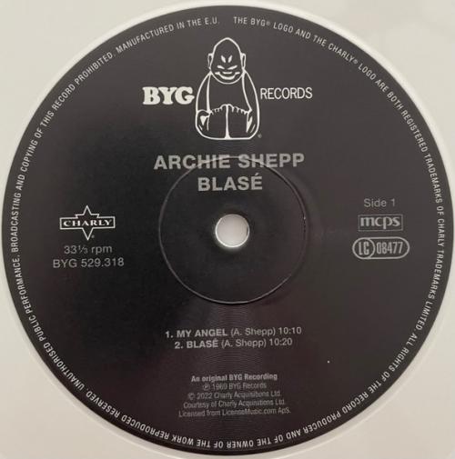 Виниловая пластинка Archie Shepp - Blase (Coloured Vinyl LP)