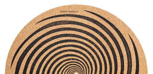 Слипмат Audio Anatomy Slipmat Cork Spiral Design (АС046 АА)