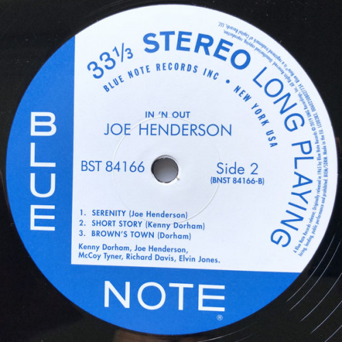 Виниловая пластинка Joe Henderson, In & Out
