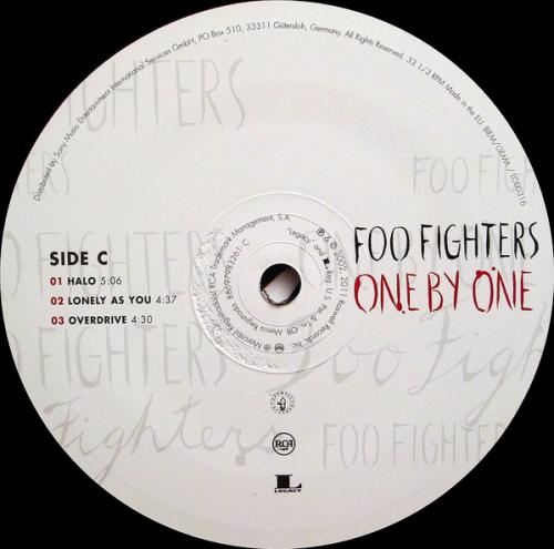 Виниловая пластинка Foo Fighters ONE BY ONE (180 Gram)