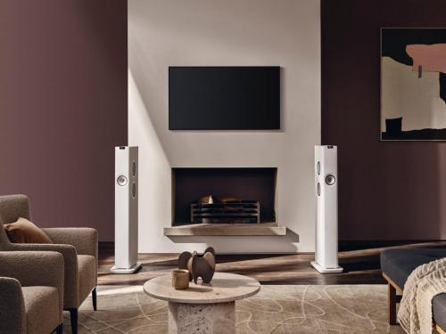 Напольная акустика KEF LS60 Wireless Mineral White
