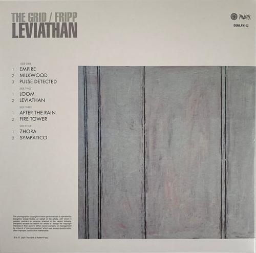 Виниловая пластинка Robert Fripp; The Grid - Leviathan (Black Vinyl 2LP)