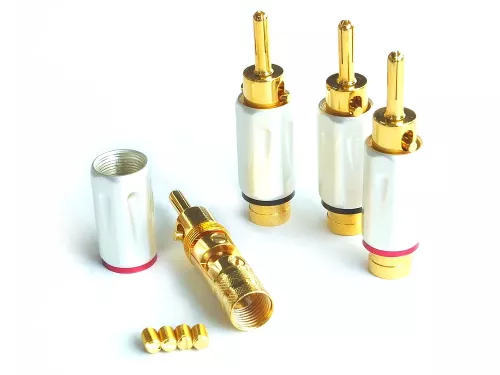 Комплект разъемов Ricable Custom Speaker Banana Supreme Hi-End (4 шт.)