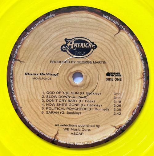Виниловая пластинка America - Harbor (Coloured Vinyl LP)