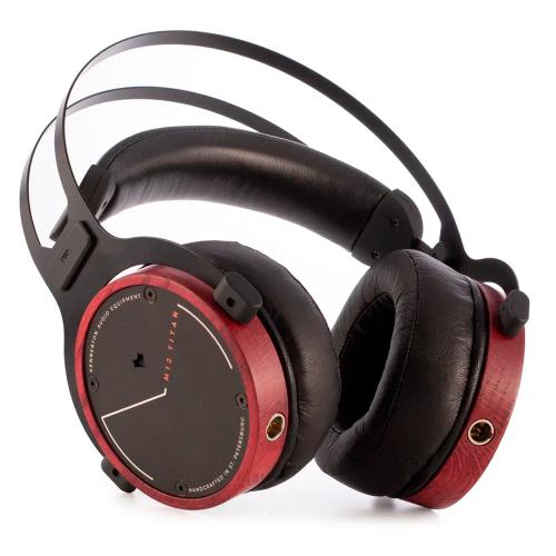 Наушники Kennerton M12 Titan Burgundy (Красный, Дуб)