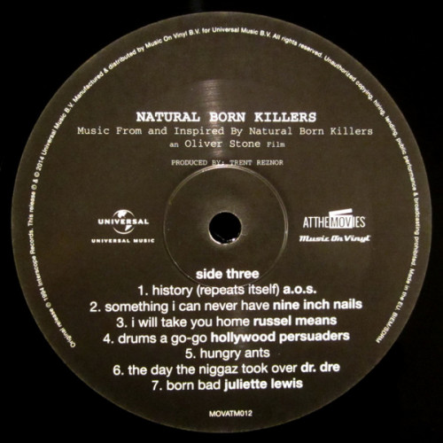 Виниловая пластинка Саундтрек - Natural Born Killers (Various Artists) (Black Vinyl 2LP)