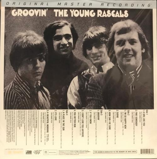 Виниловая пластинка Young Rascals, The - Groovin' (Original Master Recording) (Black Vinyl 2LP)