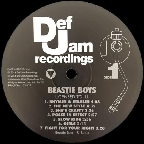 Виниловая пластинка Beastie Boys, Licensed To Ill