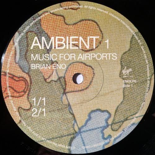 Виниловая пластинка Brian Eno, Ambient 1: Music For Airports (Single LP Version / 180g)