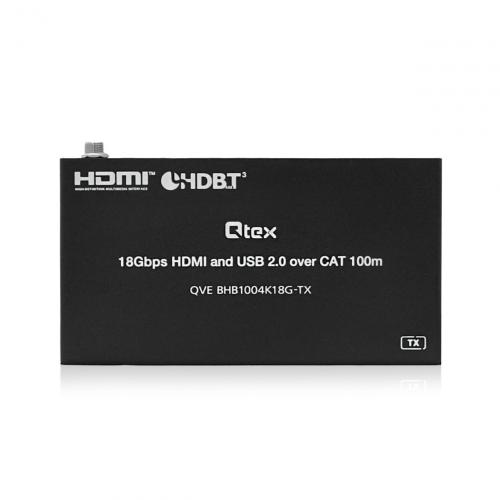 Передатчик сигналов HDMI, USB 2.0, RS-232 и ИК-управления по HDBaseT Qtex QVE BHB1004K18G-TX