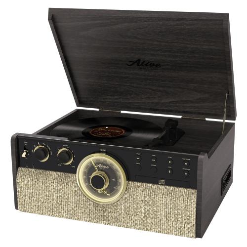 Проигрыватель винила Alive Audio Great Gatsby Dark Wood