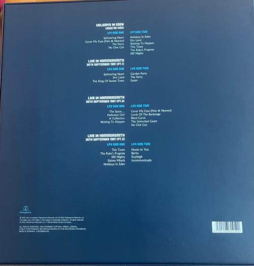 Виниловая пластинка Marillion - Holidays In Eden - deluxe (Box) (Black LP Box Set)