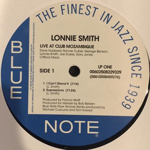 Виниловая пластинка Lonnie Smith, Live At Club Mozambique (batch 8)