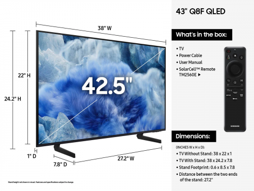 Телевизор Samsung QE43Q8FAAU