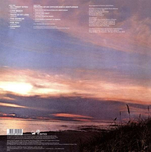 Виниловая пластинка Lake & Palmer Emerson - Love Beach (Black Vinyl LP)