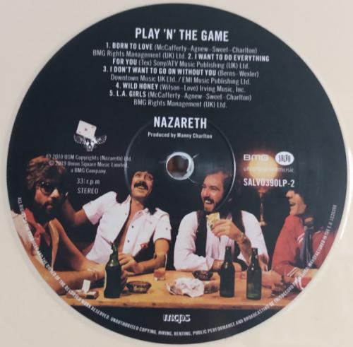 Виниловая пластинка NAZARETH - PLAY N THE GAME (CREAM LP)