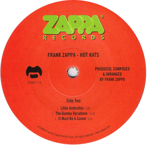 Виниловая пластинка Zappa, Frank, Hot Rats