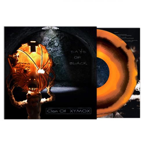 Виниловая пластинка Clan Of Xymox - Days Of Black (Orange Black Multi-Color Vinyl LP)