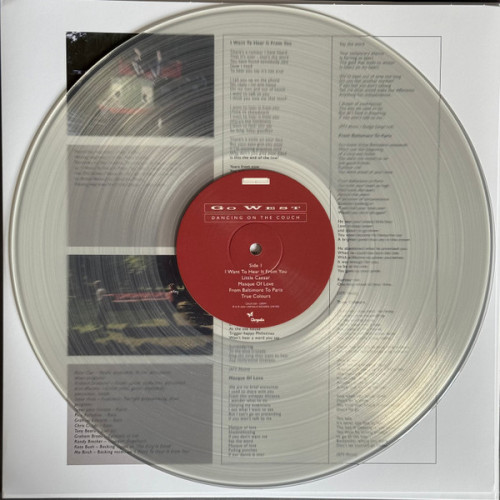 Виниловая пластинка Go West - Dancing On The Couch (Clear Vinyl 2LP)