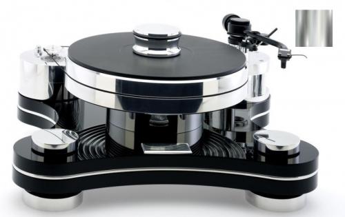Проигрыватель винила Transrotor ZET 3 TMD Black 2 мотора + TRA 9/2.1 12" Chrome + Figaro + Konstant M2 Reference и прижимной диск