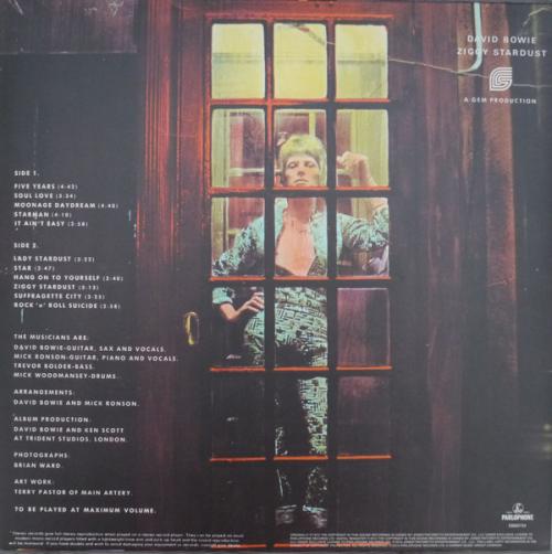Виниловая пластинка David Bowie - The Rise And Fall Of Ziggy Stardust And The Spiders From Mars (180 Gram Black Vinyl LP 2020)