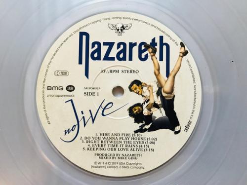 Виниловая пластинка Nazareth - No Jive (Clear Vinyl)