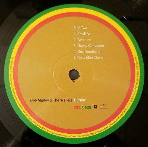 Виниловая пластинка Marley, Bob, Burnin'