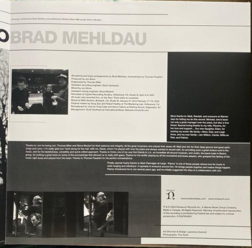 Виниловая пластинка Brad Mehldau - Largo (Black Vinyl 2LP)