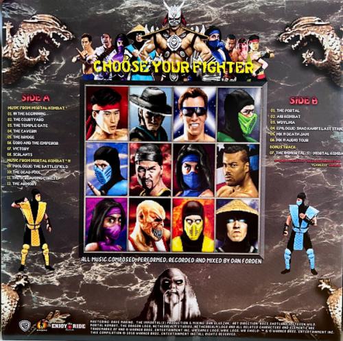 Виниловая пластинка OST (Game) - Mortal Kombat I & II (Dan Forden) (Orange, Purple & Black Splatter On Clear Vinyl LP)