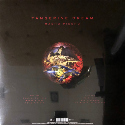 Виниловая пластинка Tangerine Dream - Machu Picchu (Black Vinyl LP)