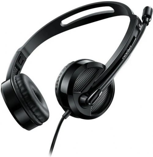 Наушники RAPOO H100-BL черный