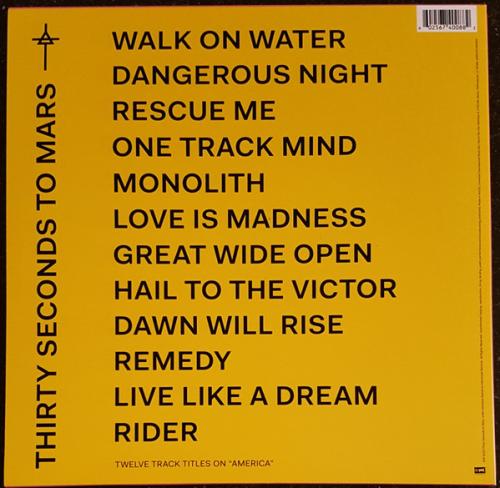 Виниловая пластинка Thirty Seconds To Mars, AMERICA