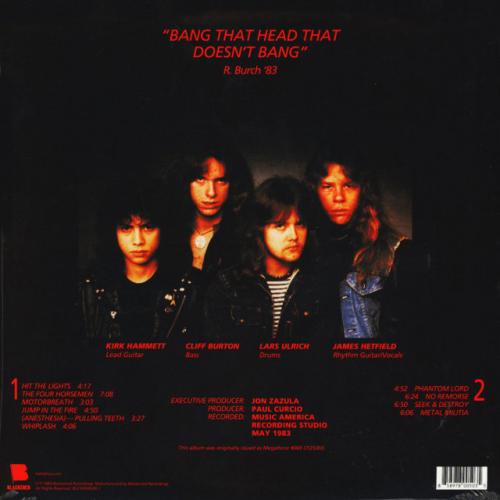 Виниловая пластинка Metallica, Kill 'Em All