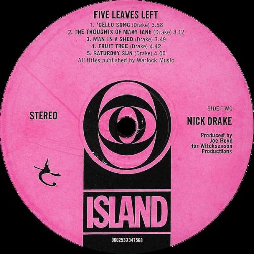 Виниловая пластинка Drake, Nick, Five Leaves Left